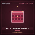 Genuine Mobis KEY & CYLINDER SET-LOCK 81905GI000 for Ioniq 5 2021 HNS Parts Korea