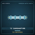 Genuine Mobis "S" CAMSHAFT-RR 5847576030 for 11-Ton Truck 1998 HNS Parts Korea