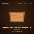 Genuine Mobis PANEL-COWL SIDE OUTER UPPER,LH 667562L010 for i30 2007 HNS Parts Korea