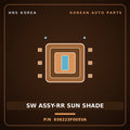 Genuine Mobis SW ASSY-RR SUN SHADE 936223F005VA for Opirus 2006 HNS Parts Korea