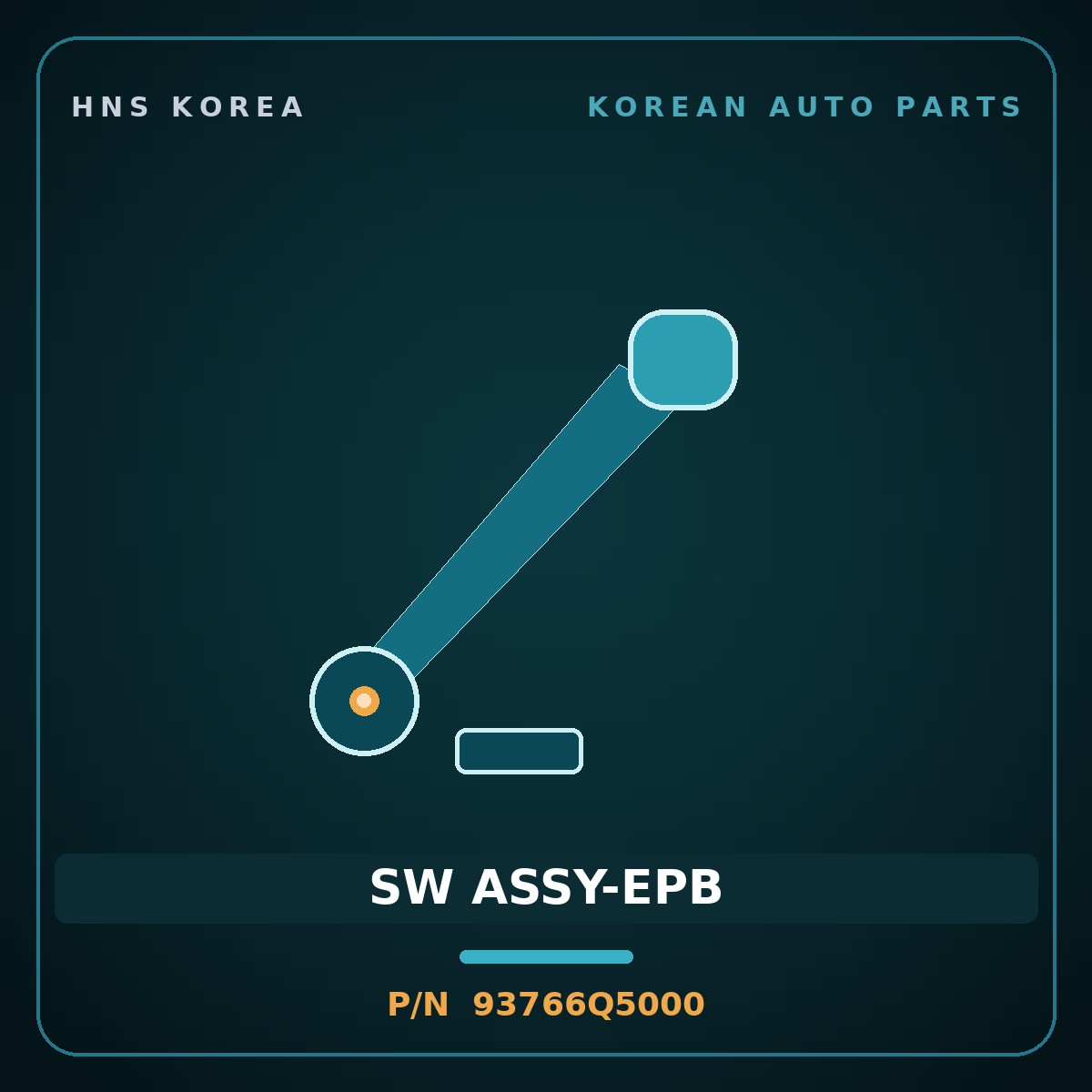 Genuine Mobis SW ASSY-EPB 93766Q5000 for Seltos 2019 HNS Parts Korea