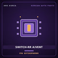 Genuine Mobis SWITCH-RR A/VENT 937203F00595 for Opirus 2006 HNS Parts Korea