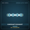 Genuine Mobis CAMSHAFT-EXHAUST 2421026704 for Cerato 2003 HNS Parts Korea