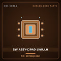 Genuine Mobis SW ASSY-C/PAD LWR,LH 937002J138UI for Mohave 2007 HNS Parts Korea