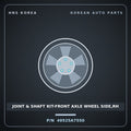 Genuine Mobis JOINT & SHAFT KIT-FRONT AXLE WHEEL SIDE,RH 49525A7550 for K3 2016 HNS Parts Korea