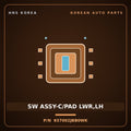 Genuine Mobis SW ASSY-C/PAD LWR,LH 937002JBB0WK for Mohave 2007 HNS Parts Korea