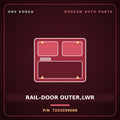 Genuine Mobis RAIL-DOOR OUTER,LWR 7224359000 for Solati 2014 HNS Parts Korea