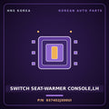 Genuine Mobis SWITCH SEAT-WARMER CONSOLE,LH 937402J300UI for Mohave 2007 HNS Parts Korea