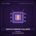 Genuine Mobis SWITCH-MIRROR COLLAPSE 0K56B664D0A for Carnival 1998 HNS Parts Korea