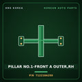 Genuine Mobis PILLAR NO.1-FRONT A OUTER,RH 712218A250 for Aero Queen 2004 HNS Parts Korea