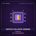 Genuine Mobis SWITCH-COLLAPSE MIRROR 0K95B666D0A for Enterprise 1997 HNS Parts Korea