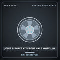 Genuine Mobis JOINT & SHAFT KIT-FRONT AXLE WHEEL,LH 495261Y101 for Morning 2011 HNS Parts Korea