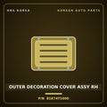 Genuine Mobis OUTER DECORATION COVER ASSY RH 81674T1000 for G80 2020 HNS Parts Korea