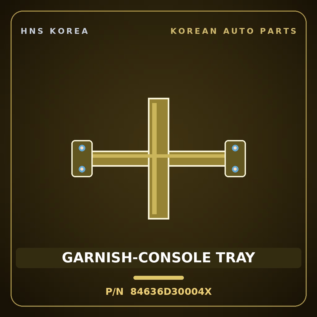 Genuine Mobis GARNISH-CONSOLE TRAY 84636D30004X for Tucson 2015 HNS Parts Korea