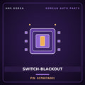 Genuine Mobis SWITCH-BLACKOUT 937607A001 for 5-Ton Truck 1997 HNS Parts Korea