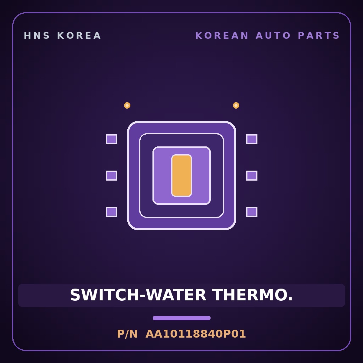 Genuine Mobis SWITCH-WATER THERMO. AA10118840P01 for Towner 2000 HNS Parts Korea