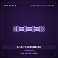 Genuine Mobis SHAFT-INTERMED 0K52Y32550 for Carnival 1998 HNS Parts Korea