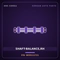Genuine Mobis SHAFT-BALANCE,RH 0K55111721 for Carnival 1998 HNS Parts Korea