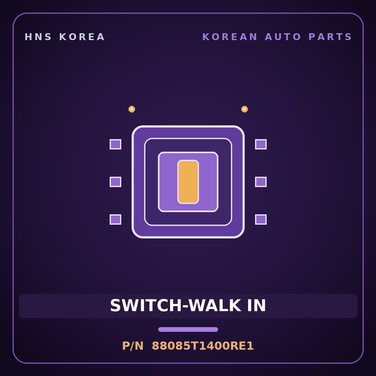 Genuine Mobis SWITCH-WALK IN 88085T1400RE1 for G80 2020 HNS Parts Korea