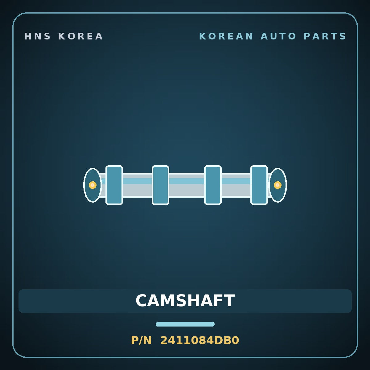 Genuine Mobis CAMSHAFT 2411084DB0 for Express 2013 HNS Parts Korea