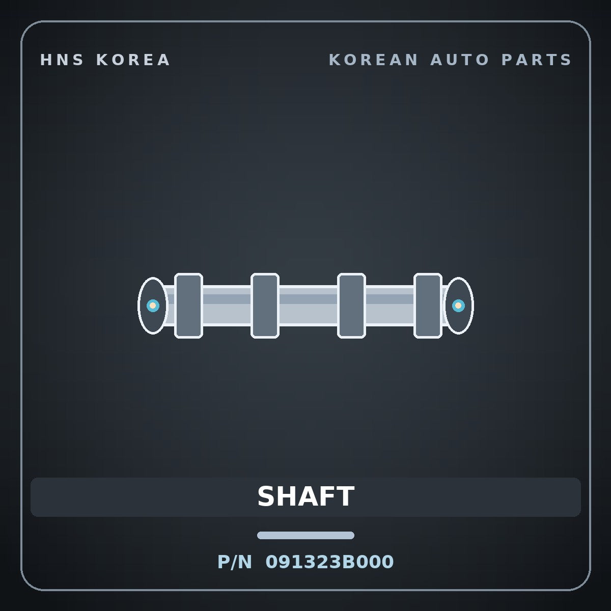 Genuine Mobis BAR 091323B000 Hyundai Kia part HNS Korea