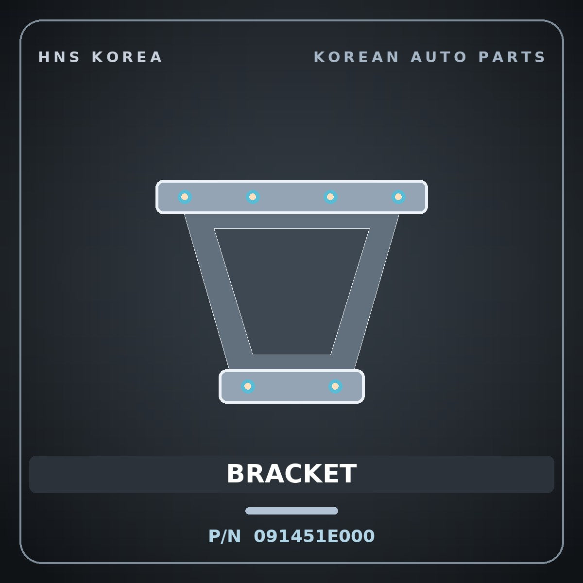 Genuine Mobis HOOK-TOWING 091451E000 Hyundai Kia part HNS Korea