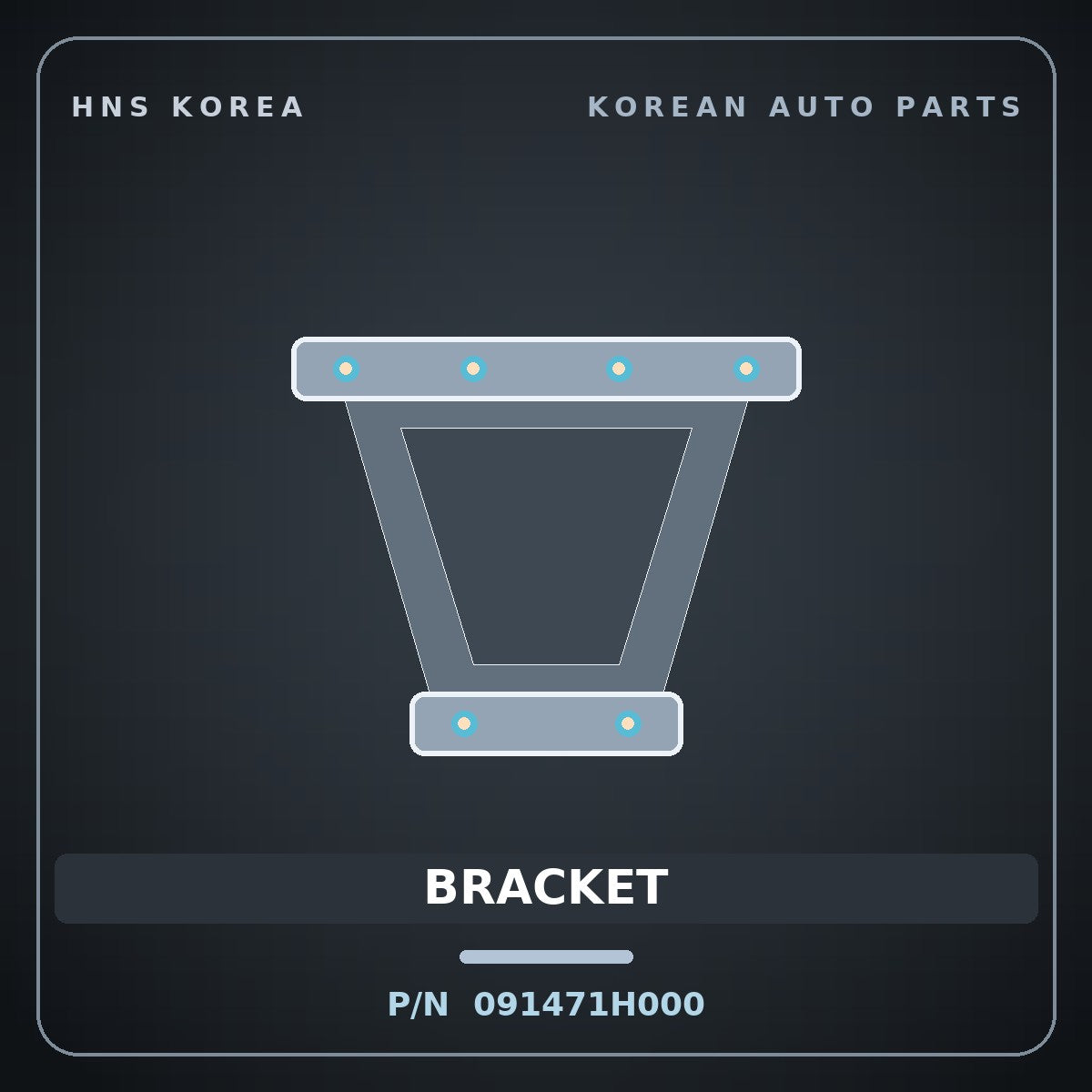 Genuine Mobis HOOK-TOWING 091471H000 Hyundai Kia part HNS Korea