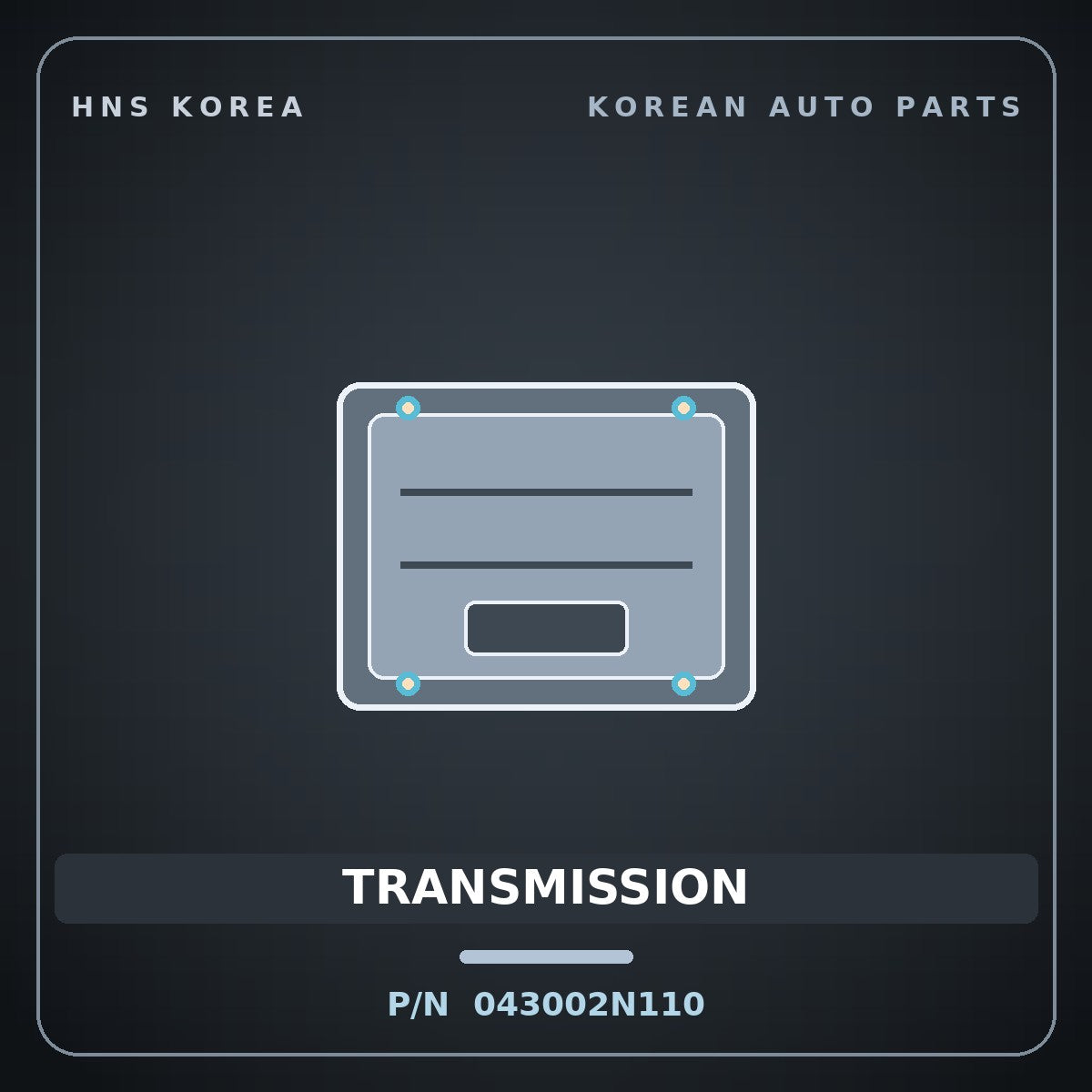 Genuine Mobis OIL-TRANSMISSION 043002N110 Hyundai Kia part HNS Korea