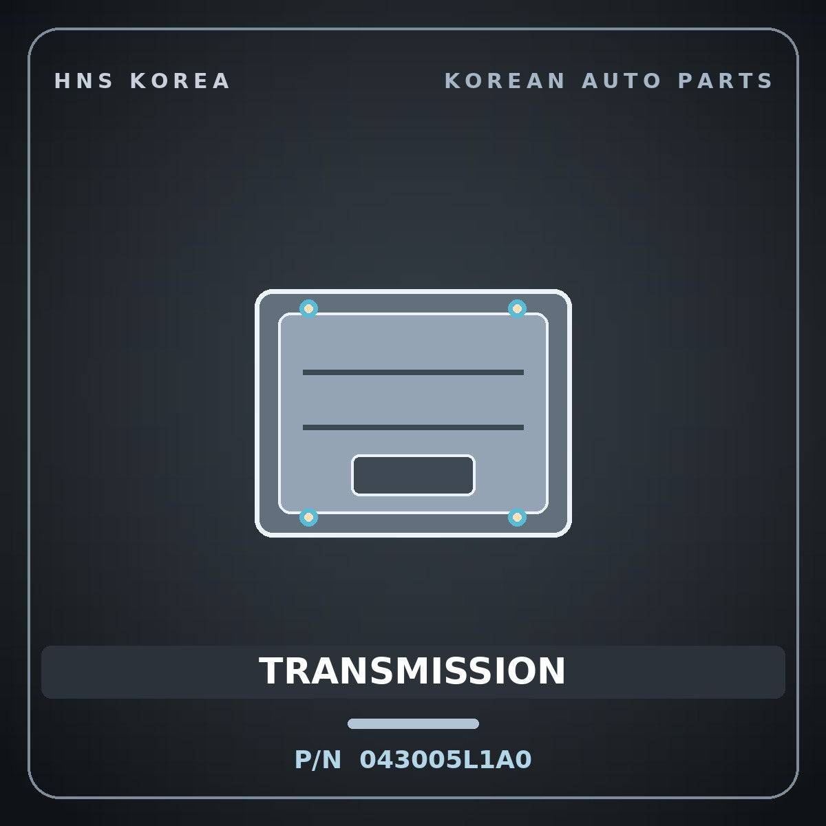 Genuine Mobis OIL-TRANSMISSION 043005L1A0 Hyundai Kia part HNS Korea