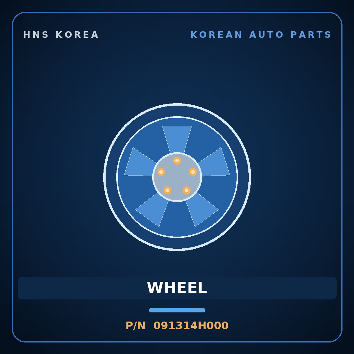 Genuine Mobis WRENCH-WHEEL NUT 091314H000 Hyundai Kia part HNS Korea